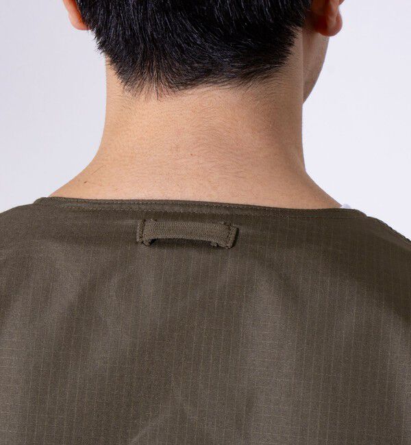 GLOSTER「【TAION/タイオン】ミリタリー Ripstop  リバーシブル Vネック Zip カーディガン」|ブルゾン・スタジャン|