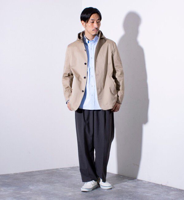 GLOSTER「【GLOSTER/グロスター】スタンドフードブルゾン 春アウター 春ブルゾン」|ブルゾン・スタジャン|
