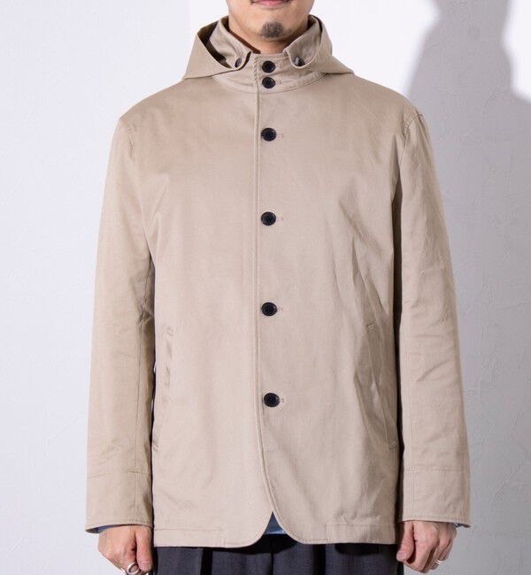 GLOSTER「【GLOSTER/グロスター】スタンドフードブルゾン 春アウター 春ブルゾン」|ブルゾン・スタジャン|