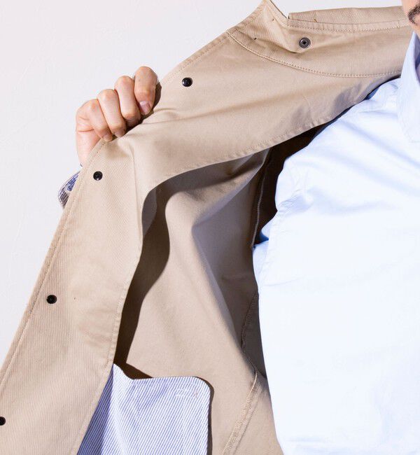 GLOSTER「【GLOSTER/グロスター】スタンドフードブルゾン 春アウター 春ブルゾン」|ブルゾン・スタジャン|