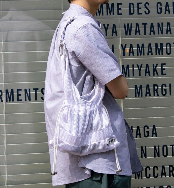 GLOSTER「【OUTDOOR PRODUCTS】メッシュギャザーショッパーバッグ」|ショルダー・メッセンジャー|