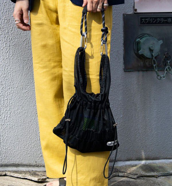 GLOSTER「【OUTDOOR PRODUCTS】メッシュギャザーショッパーバッグ」|ショルダー・メッセンジャー|