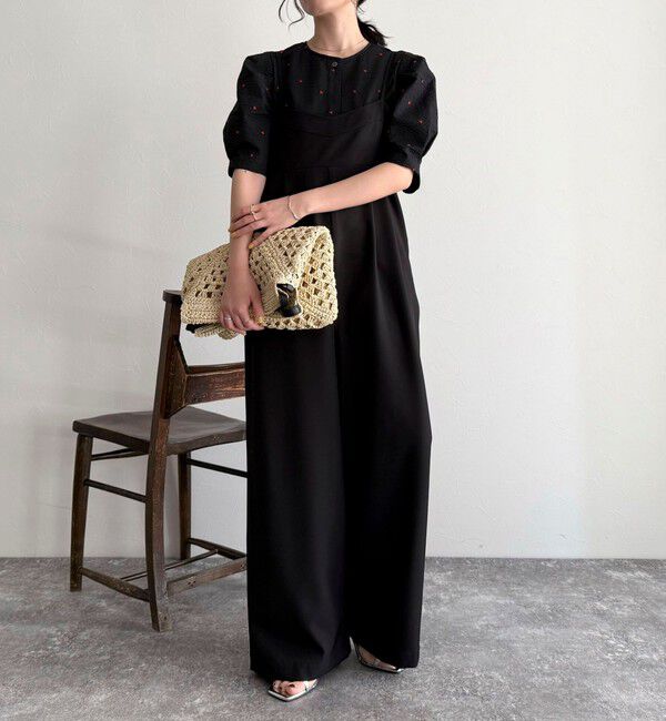 fredy emue「【WEB限定カラーあり】コットンリップルハート刺繍ブラウス」|シャツ・ブラウス|