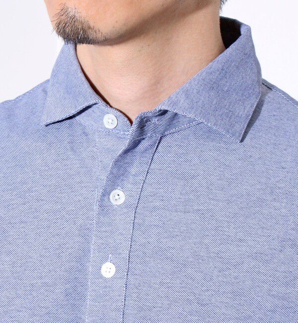 GLOSTER「【GLOSTER/グロスター】フレンチブルドッグ刺繍 DADDYポロシャツ」|ポロシャツ|