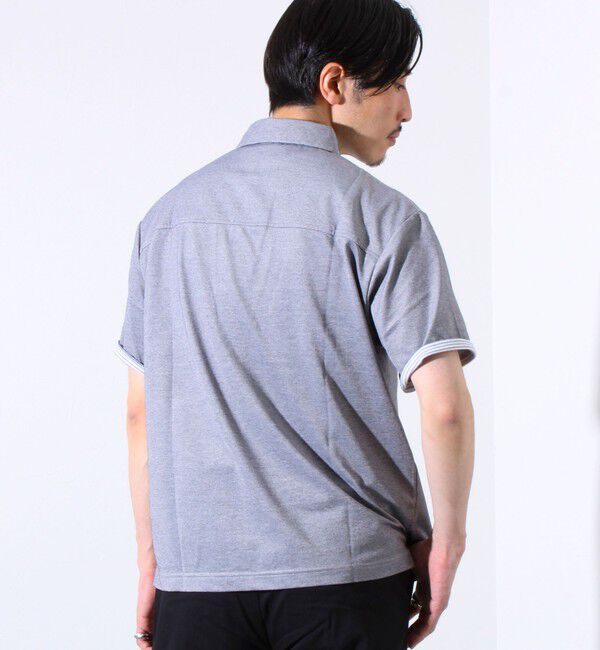 GLOSTER「【GLOSTER/グロスター】フレンチブルドッグ刺繍 DADDYポロシャツ」|ポロシャツ|