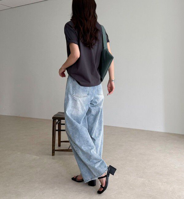 fredy emue「パールロゴシルケット半袖Tシャツ」|Tシャツ・カットソー|