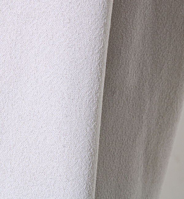 GLOSTER「【異素材MIXで着映え】カットジョーゼット パネル切替ロンT」|Tシャツ・カットソー|