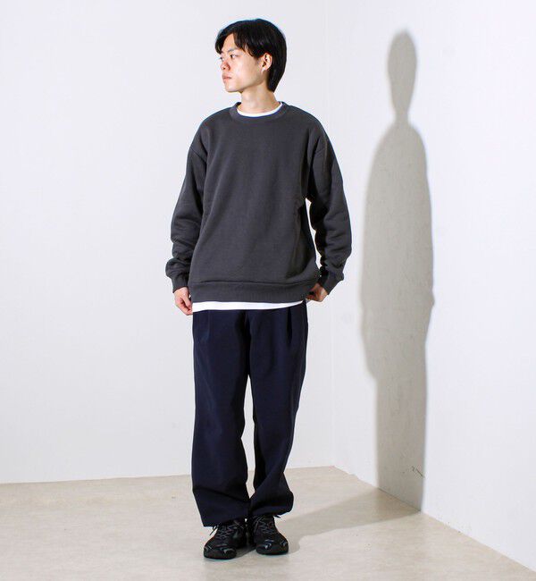 GLOSTER「【カルボアシリーズ】UNISEX ワイドクルーネックスウェット」|スウェット・ジャージ|