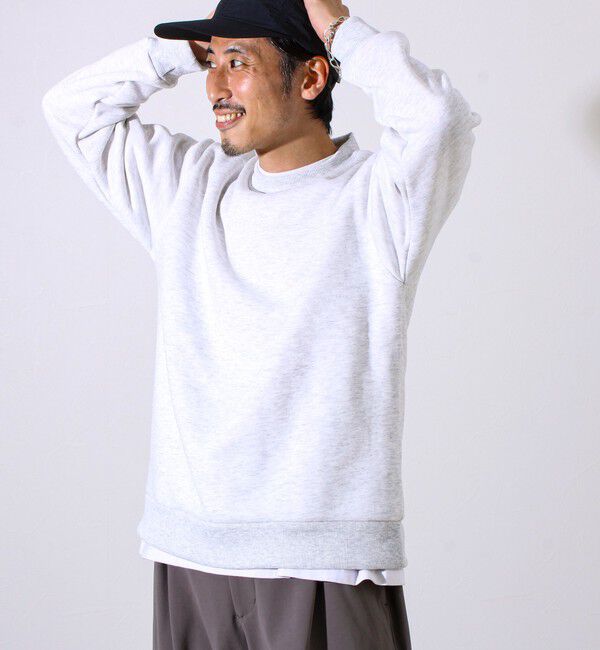 GLOSTER「【カルボアシリーズ】UNISEX ワイドクルーネックスウェット」|スウェット・ジャージ|