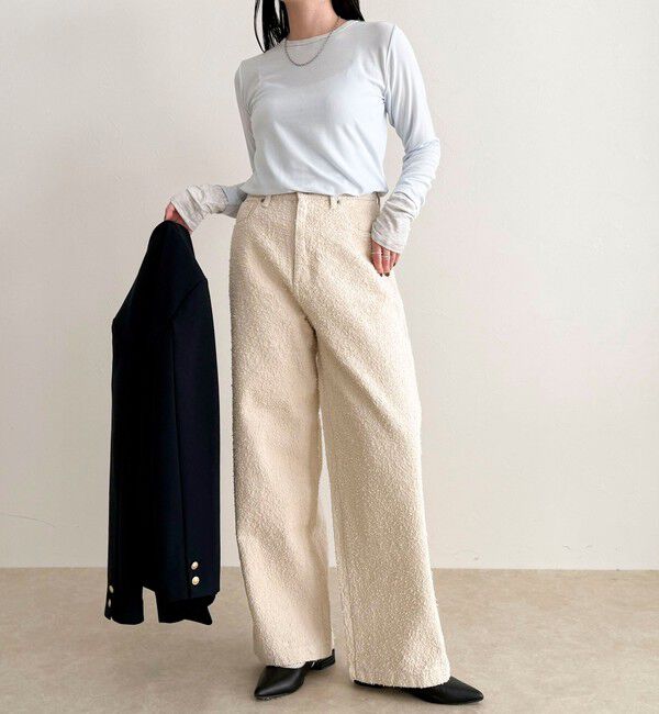 fredy emue「ループジャガードデニムパンツ」|デニム|