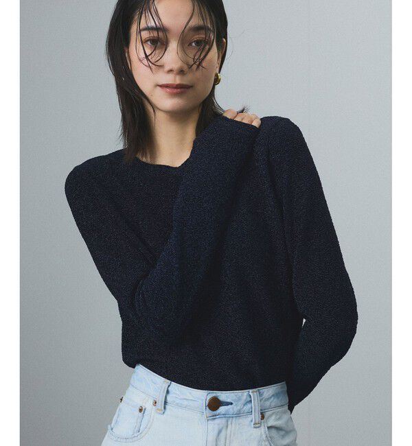 SALON adam et rope'「シャイニージャカードクロップドプルオーバー」|Tシャツ・カットソー|コンサブ