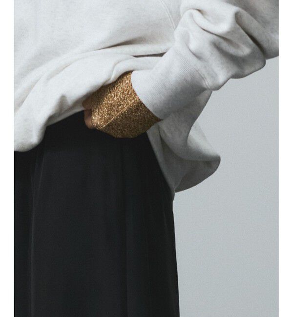 SALON adam et rope'「シャイニージャカードクロップドプルオーバー」|Tシャツ・カットソー|