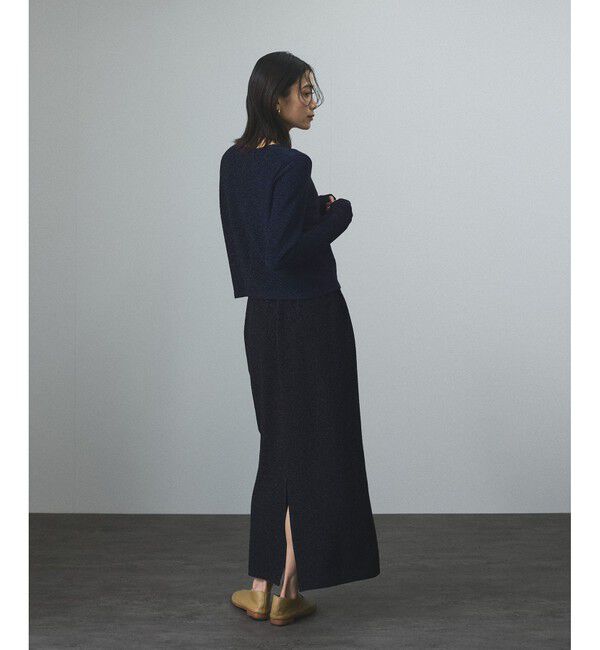 SALON adam et rope'「シャイニージャカードクロップドプルオーバー」|Tシャツ・カットソー|