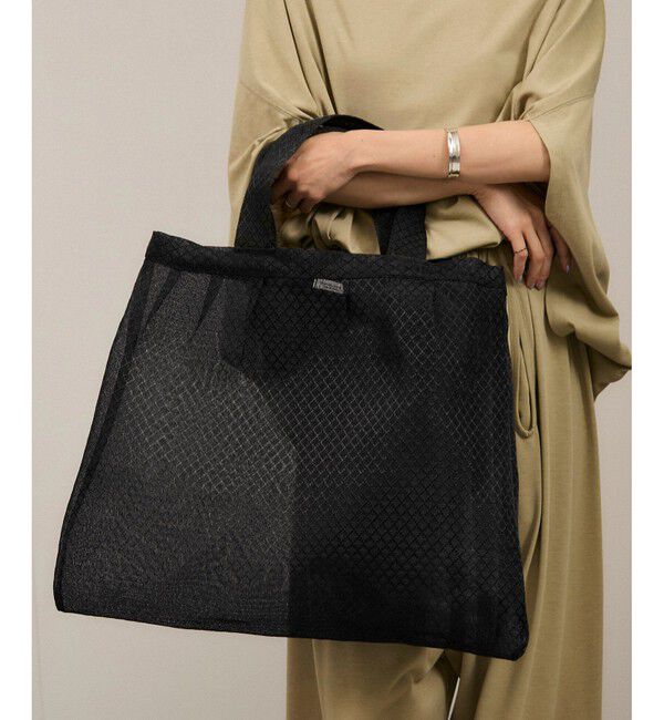 SALON adam et rope'「【Diminutivo（ディミヌティーボ）】メッシュトートバッグ ソリッド大」|トートバッグ|