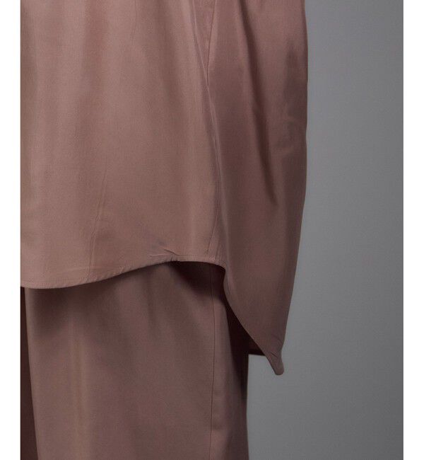 SALON adam et rope'「[25AW]GENTLE SILK オープンカラーシャツ / セットアップ対応・洗える」|シャツ・ブラウス|