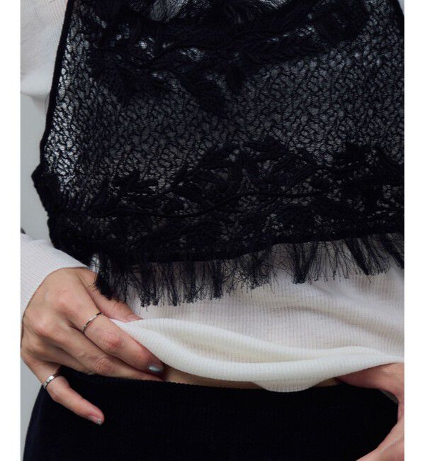 SALON adam et rope'「レースシアーキャミソール［セットアップ対応］」|キャミソール|