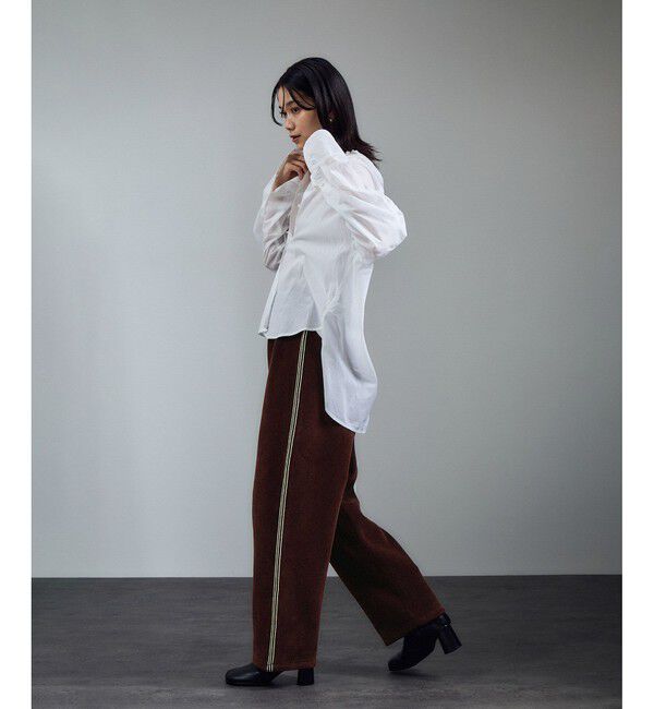 SALON adam et rope'「パンツ-CreamyCotton /クリーミーコットン-」|チノ|