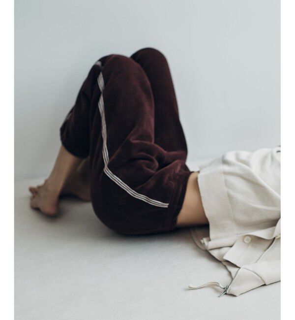 SALON adam et rope'「パンツ-CreamyCotton /クリーミーコットン-」|チノ|ブラウン系(22)