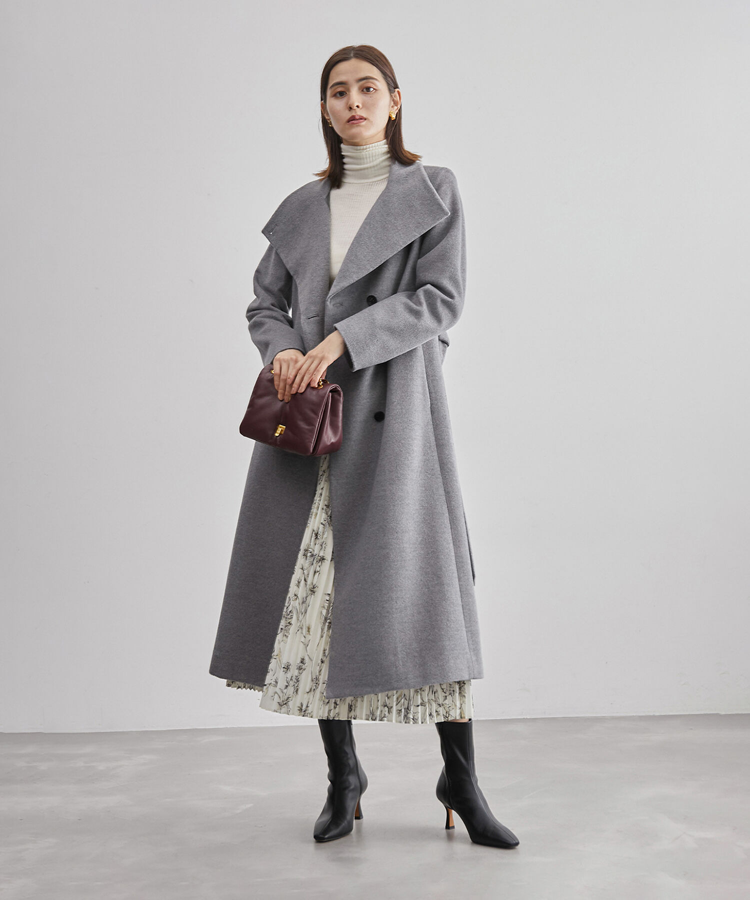 ROPE「2WAYプレミアムカシミヤロングコート」|チェスターコート|