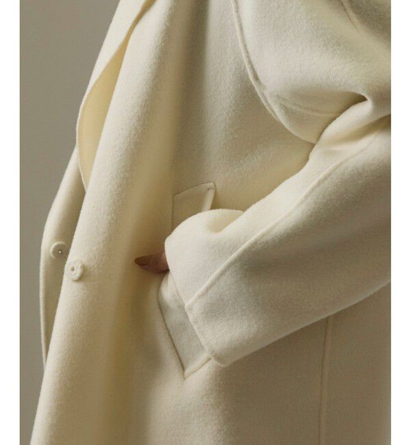 ROPE「ラムウールリバーミドルコート【Sサイズフェア対象】」|ピーコート|