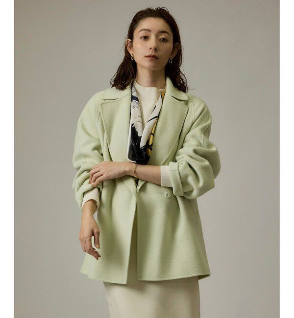 ROPE「ラムウールリバーミドルコート【Sサイズフェア対象】」|ピーコート|