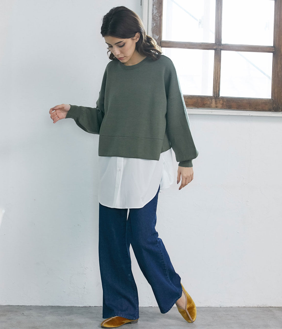 Juze「【抗菌・保湿】チャイナシューズ」|バレエシューズ|