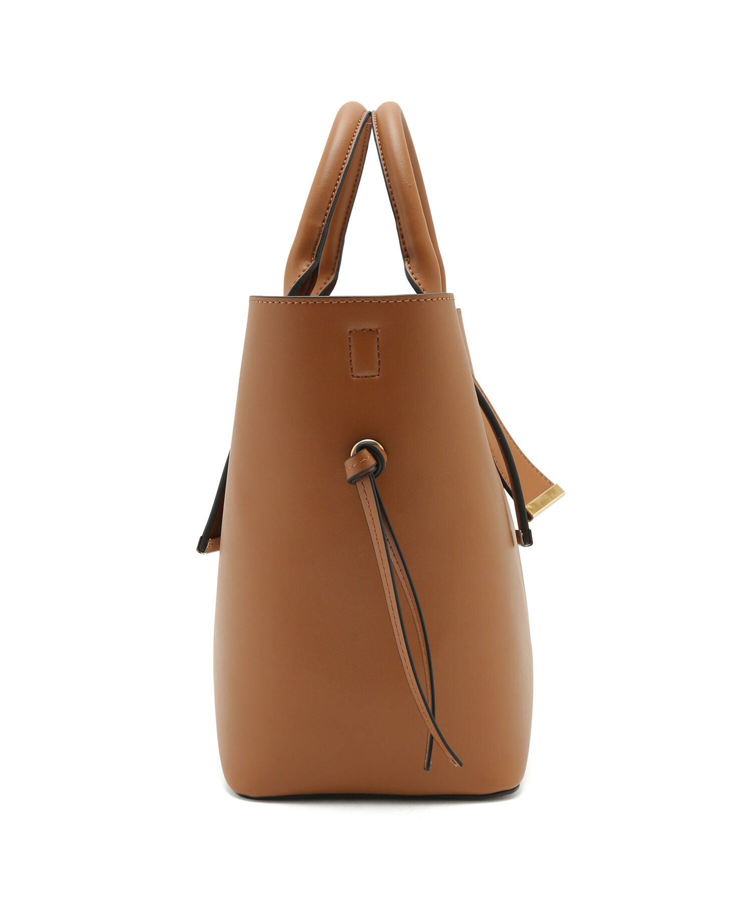 VIS「【A4対応】【3WAY】ゴールド金具付きノットトートバッグ」|トートバッグ|