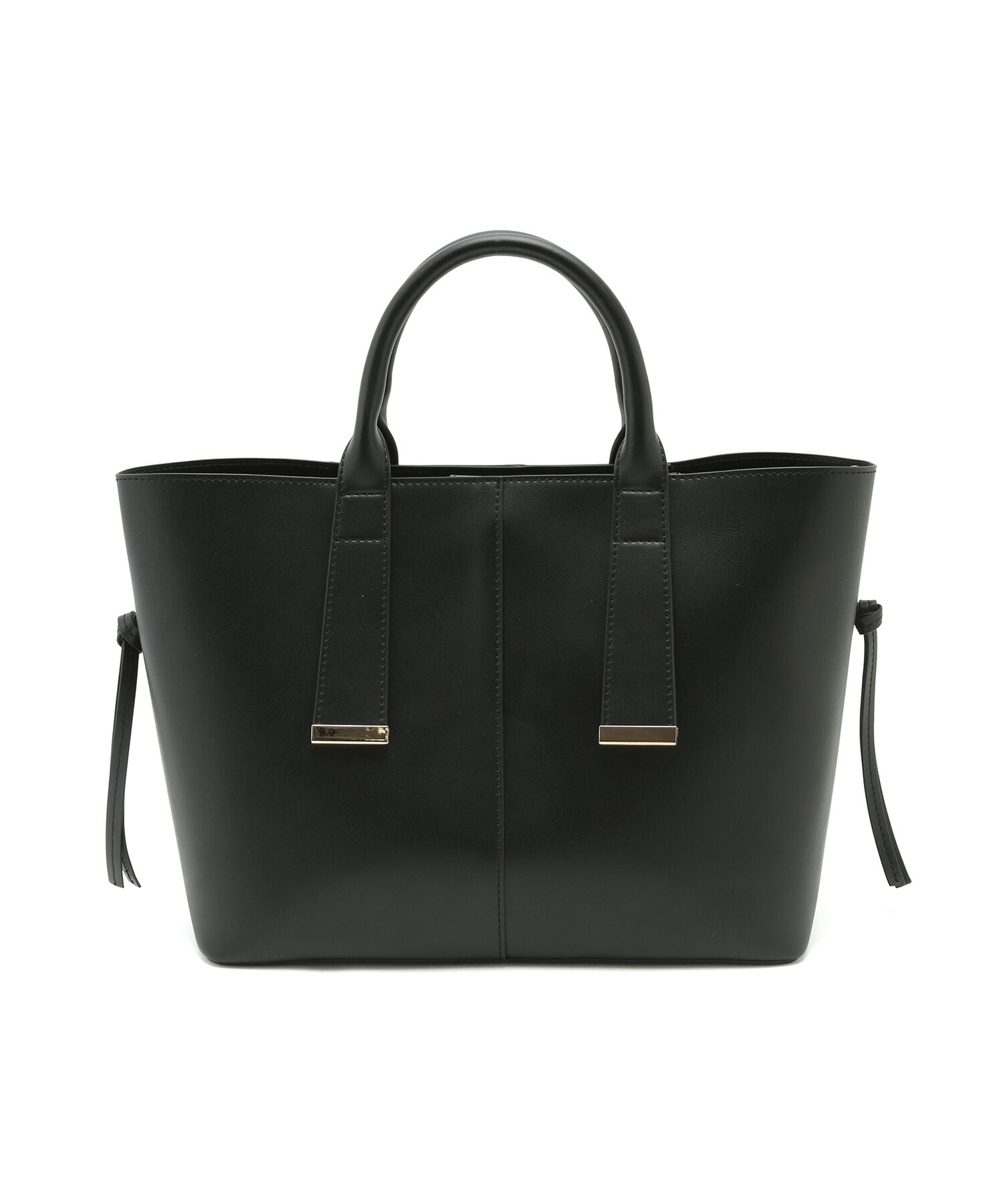 VIS「【A4対応】【3WAY】ゴールド金具付きノットトートバッグ」|トートバッグ|