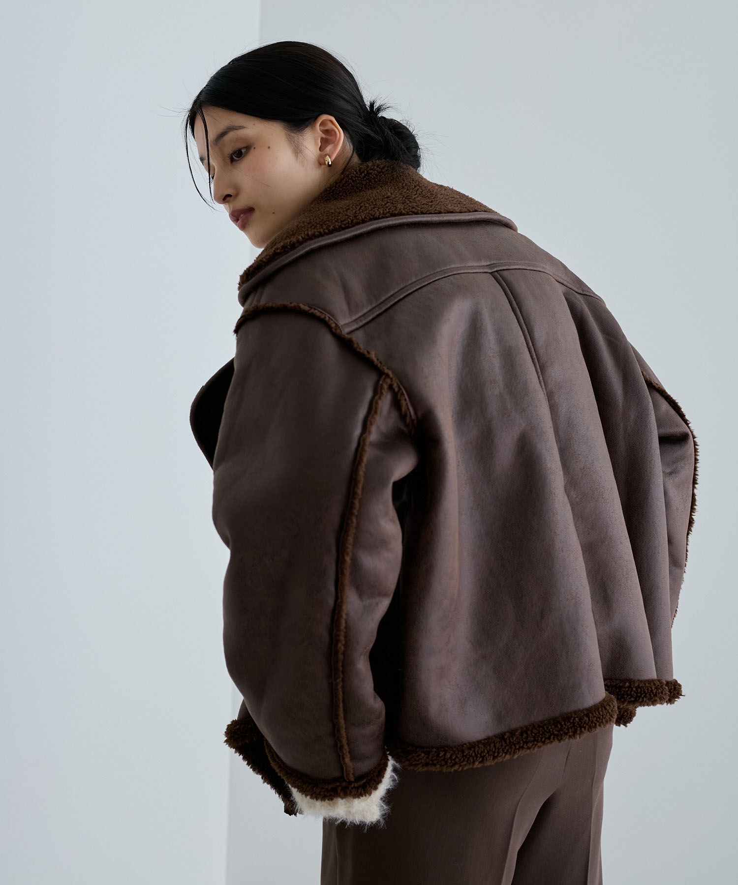 VIS「切替ディテールエコムートンフライトジャケット」|その他|