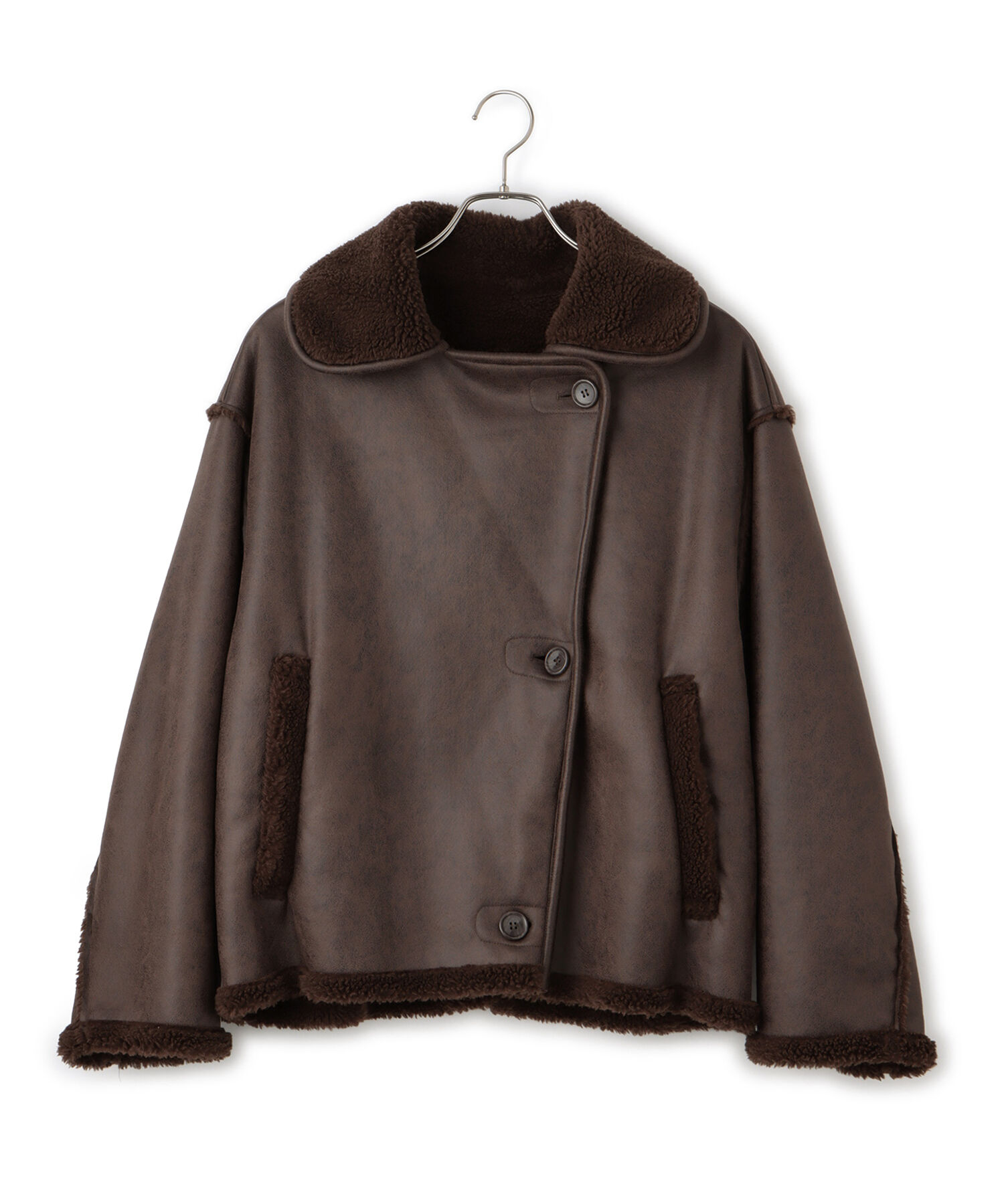 VIS「切替ディテールエコムートンフライトジャケット」|その他|