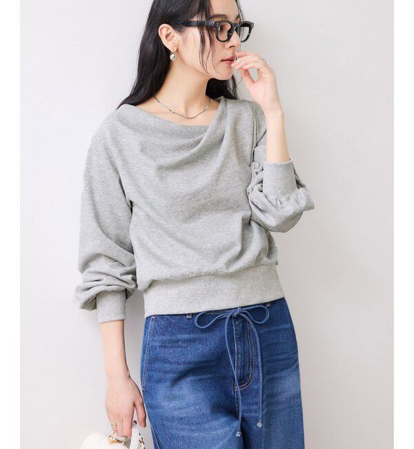 VIS「ドレープスウェットプルオーバー」|スウェット・ジャージ|