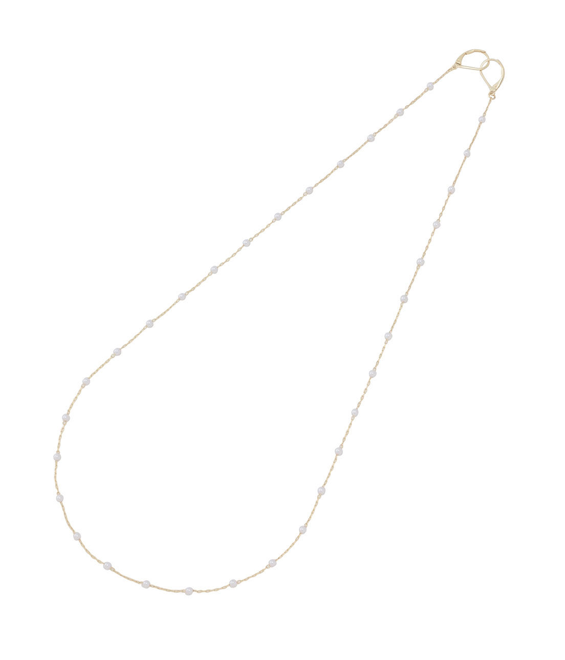 ROPE PICNIC PASSAGE「パールラインネックレス＆マスクチェーン」|ネックレス|ゴールド(90)