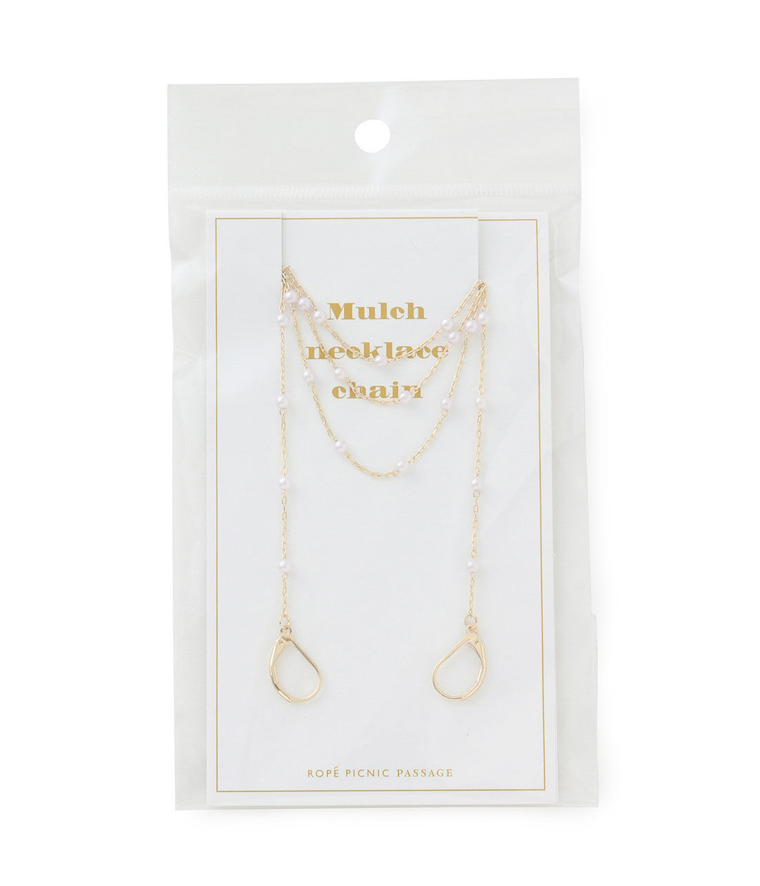 ROPE PICNIC PASSAGE「パールラインネックレス＆マスクチェーン」|ネックレス|