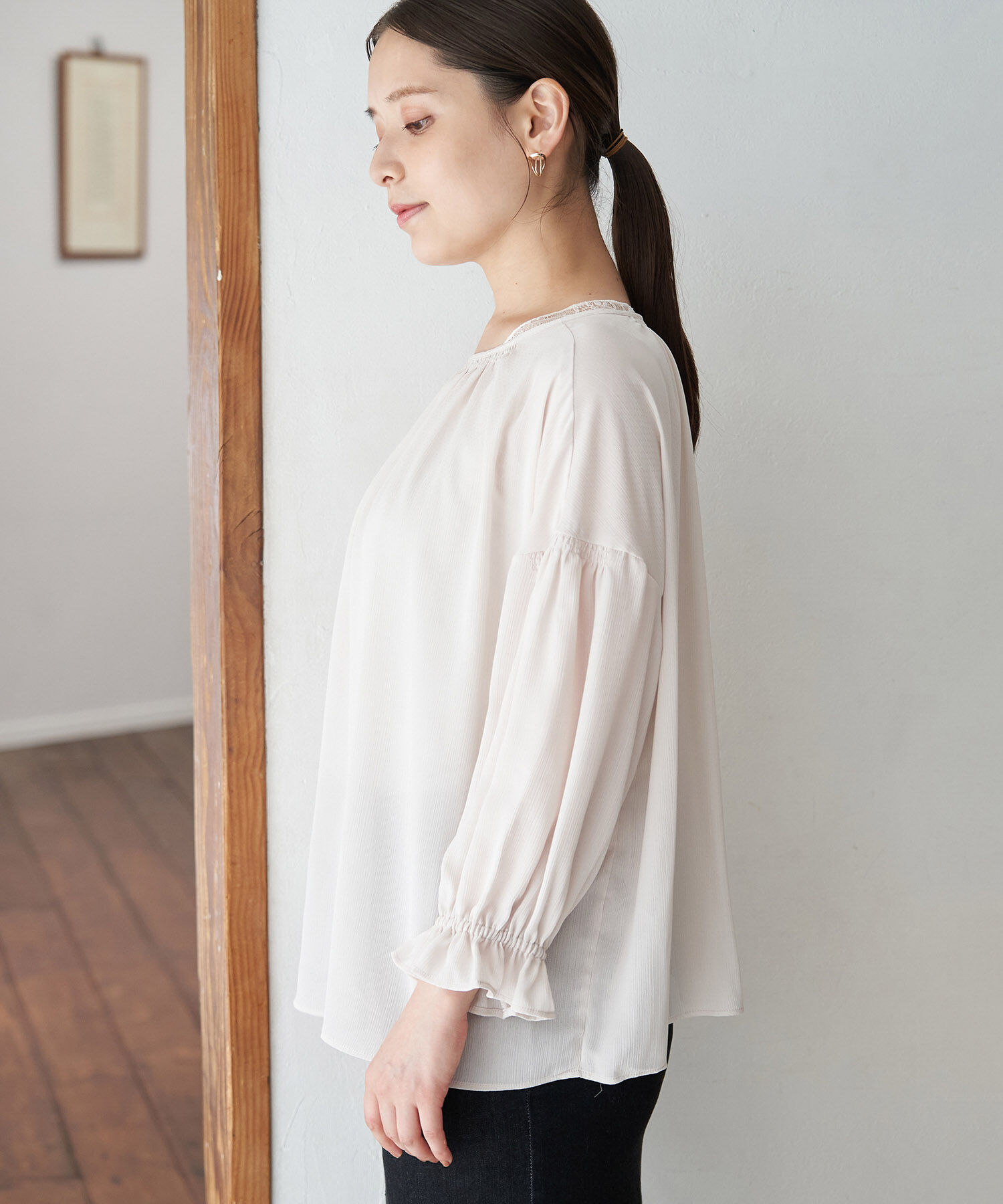 Rope&rsquo;Picnic「【2WAY】袖ボリュームブラウス」|シャツ・ブラウス|