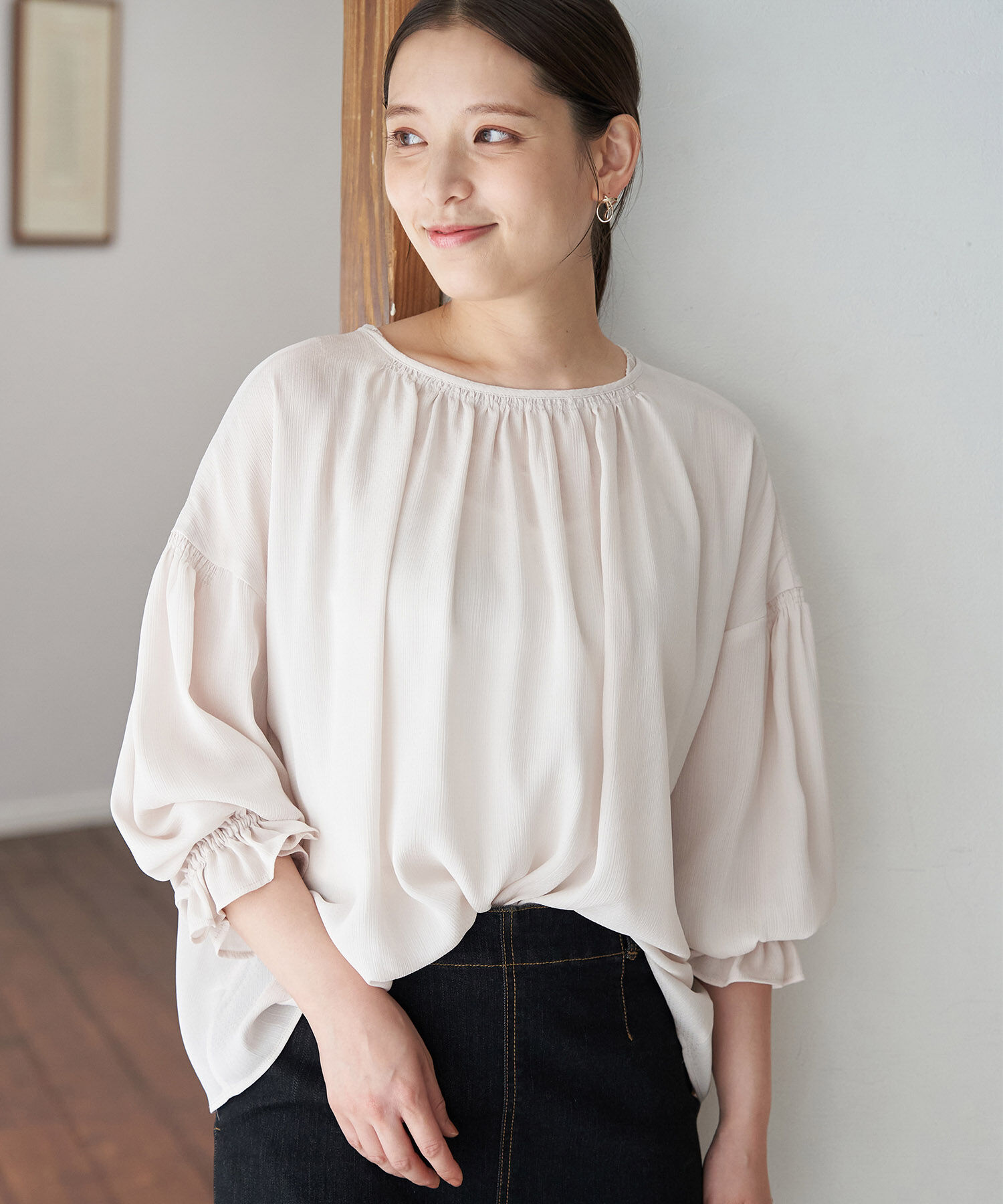 Rope&rsquo;Picnic「【2WAY】袖ボリュームブラウス」|シャツ・ブラウス|