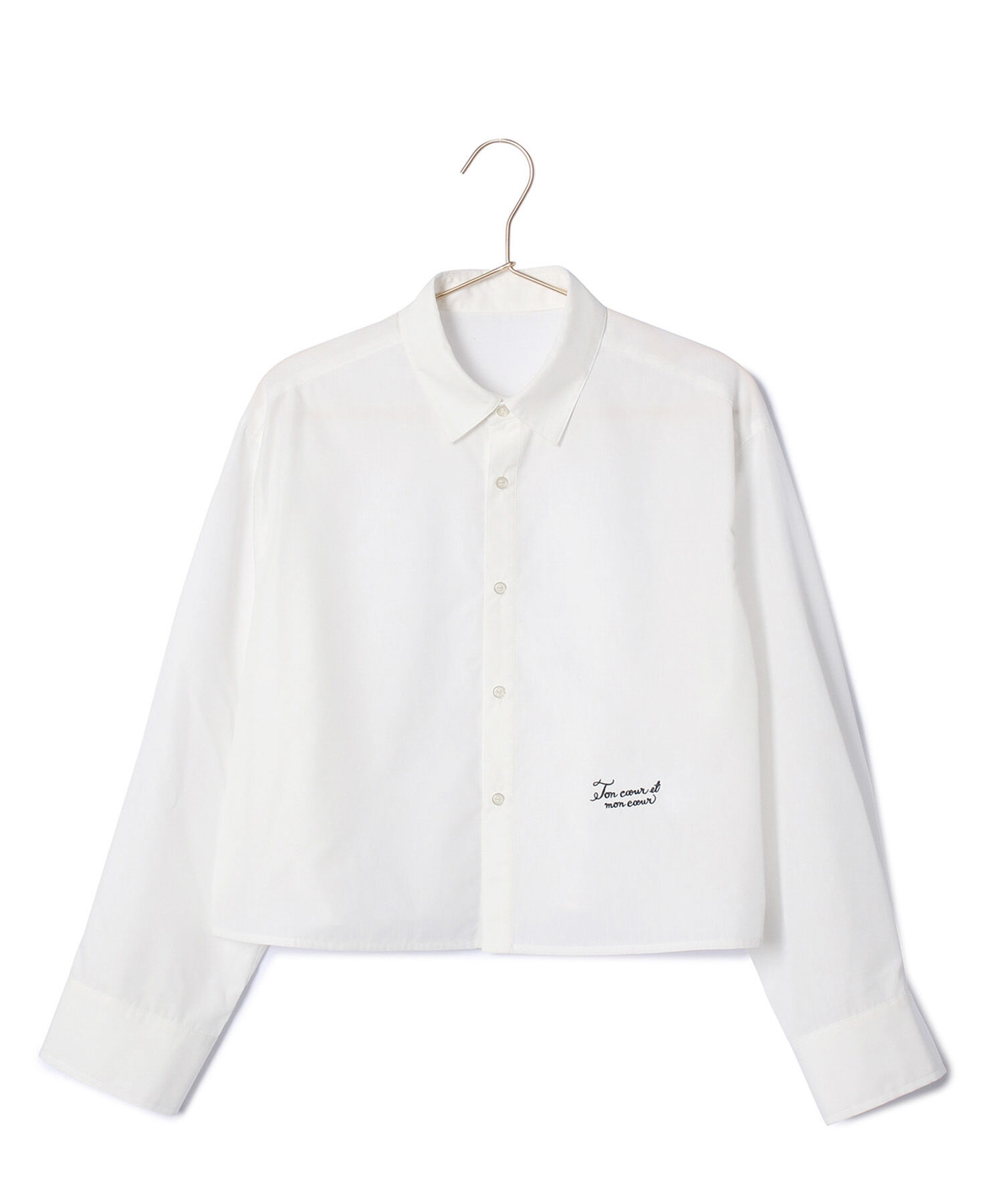 Rope&rsquo;Picnic「CALINE&times;ROPE' PICNIC/UVカットクロップド丈シャツ」|シャツ・ブラウス|