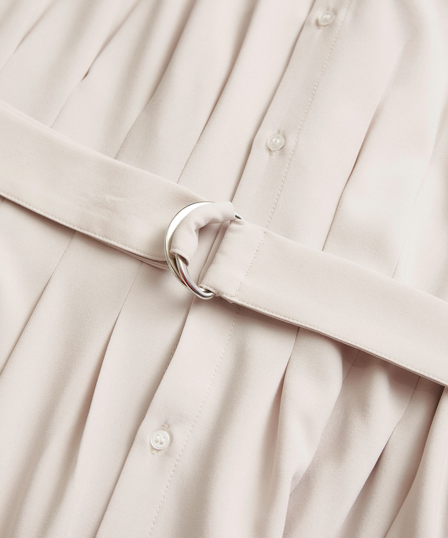 Rope&rsquo;Picnic「【3サイズ展開】シャツコンシャスフレンチスリーブワンピース」|その他|