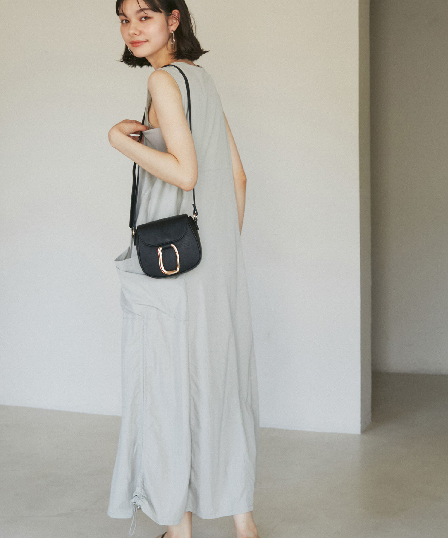 ROPE' PICNIC R「フロントジップサイドリブワンピース/撥水加工・リンクコーデ」|ワンピース|