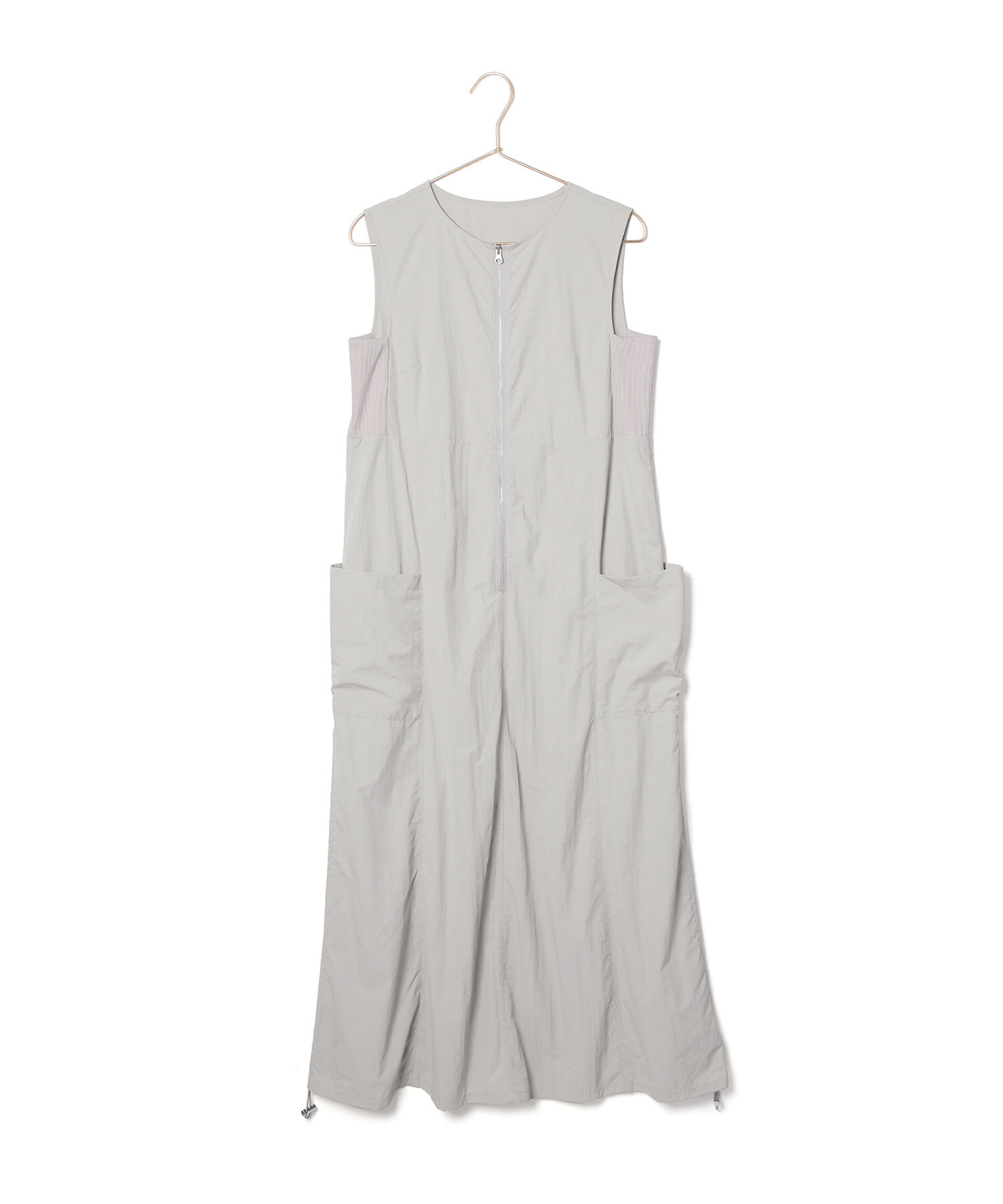 ROPE' PICNIC R「フロントジップサイドリブワンピース/撥水加工・リンクコーデ」|ワンピース|