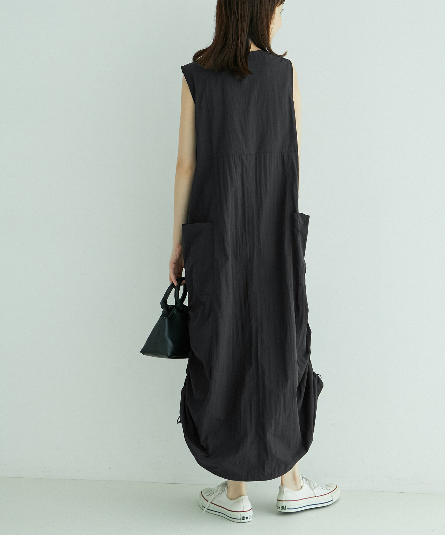 ROPE' PICNIC R「フロントジップサイドリブワンピース/撥水加工・リンクコーデ」|ワンピース|