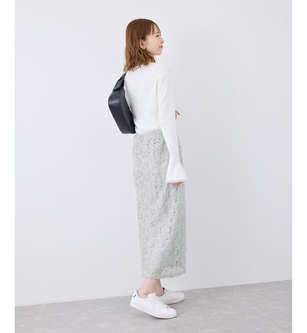 Rope&rsquo;Picnic「フラワーチュールレースアイラインスカート」|スカート|