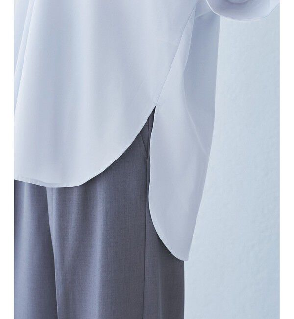 Rope&rsquo;Picnic「【UVカット・接触冷感・イージーケア】スキッパーシャツブラウス」|シャツ・ブラウス|