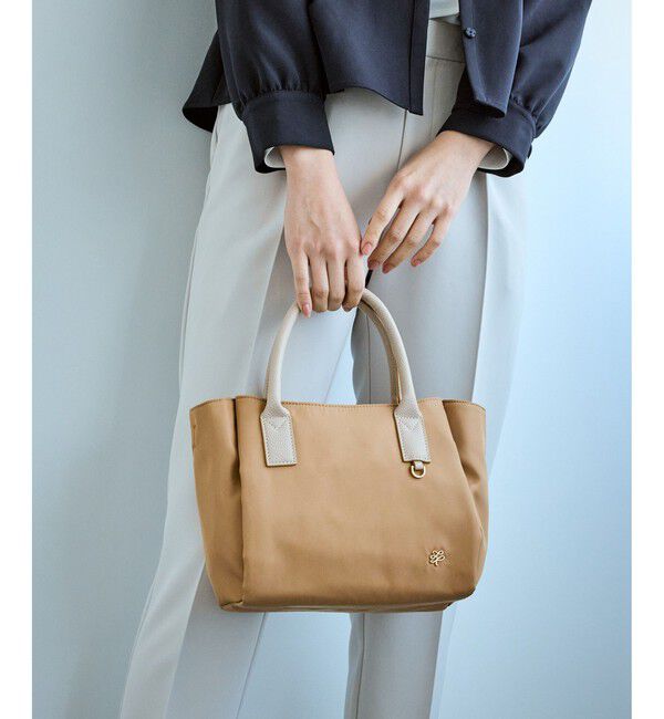 ROPE PICNIC PASSAGE「異素材コンビミドルトートバッグ/軽量・2WAY」|トートバッグ|