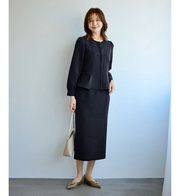 Rope&rsquo;Picnic「【WEB限定】360&deg;ウルトラストレッチ タイトスカート/UVカット・花粉ガード・セットアップ対応」|スカート|