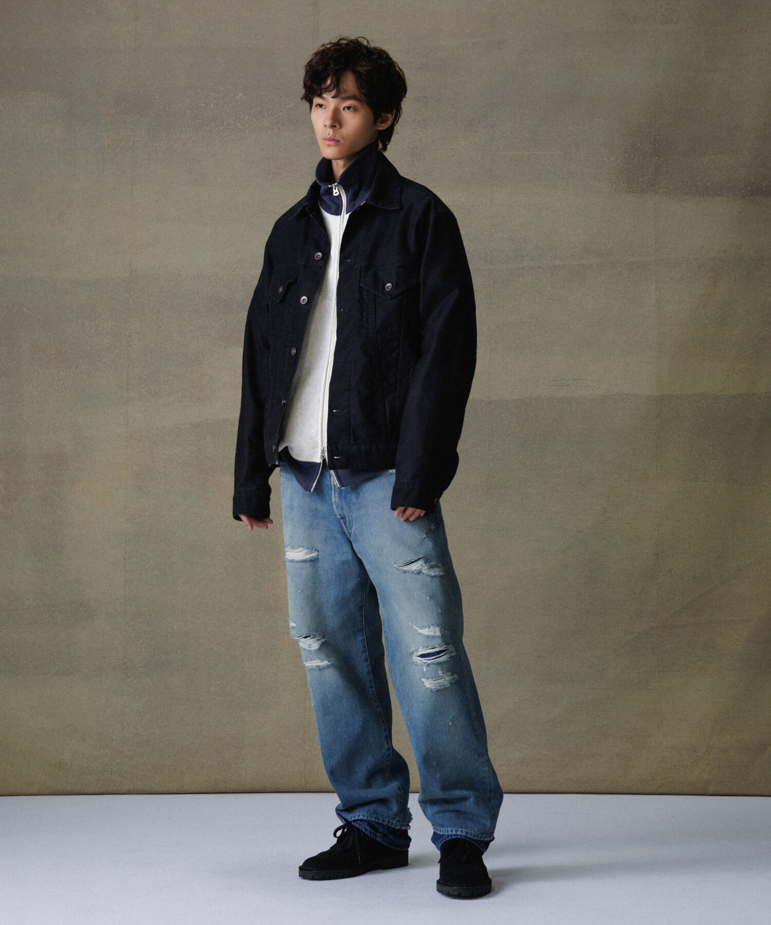 ADAM ET ROPE'「モールスキン トラッカージャケット / セットアップ対応 / ユニセックス」|その他|