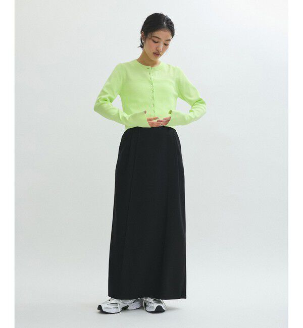 ADAM ET ROPE'「【サステナブル】クールタッチロングスリーブカーディガン」|カーディガン|