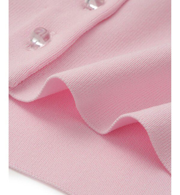 ADAM ET ROPE'「【サステナブル】クールタッチロングスリーブカーディガン」|カーディガン|