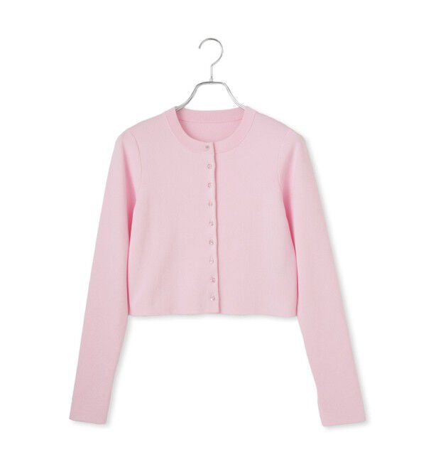 ADAM ET ROPE'「【サステナブル】クールタッチロングスリーブカーディガン」|カーディガン|