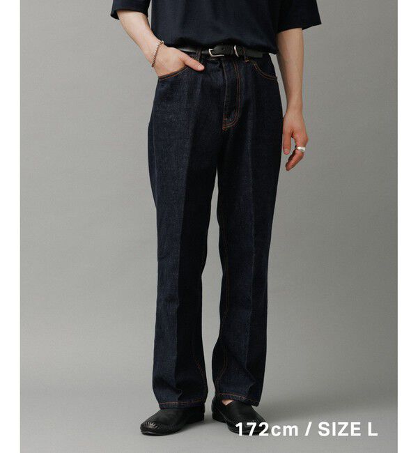 ADAM ET ROPE'「 ストレート スラックスデニム / ADAM ET ROPE' JEANS -IMAG-」|デニム|