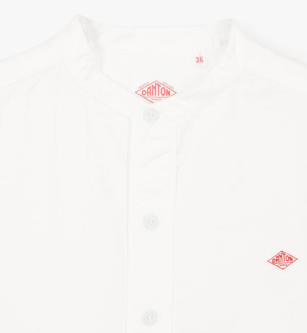 DANTON「DANTON | オックスフォード バンドカラーシャツ SOLID WOMEN」|シャツ・ブラウス|